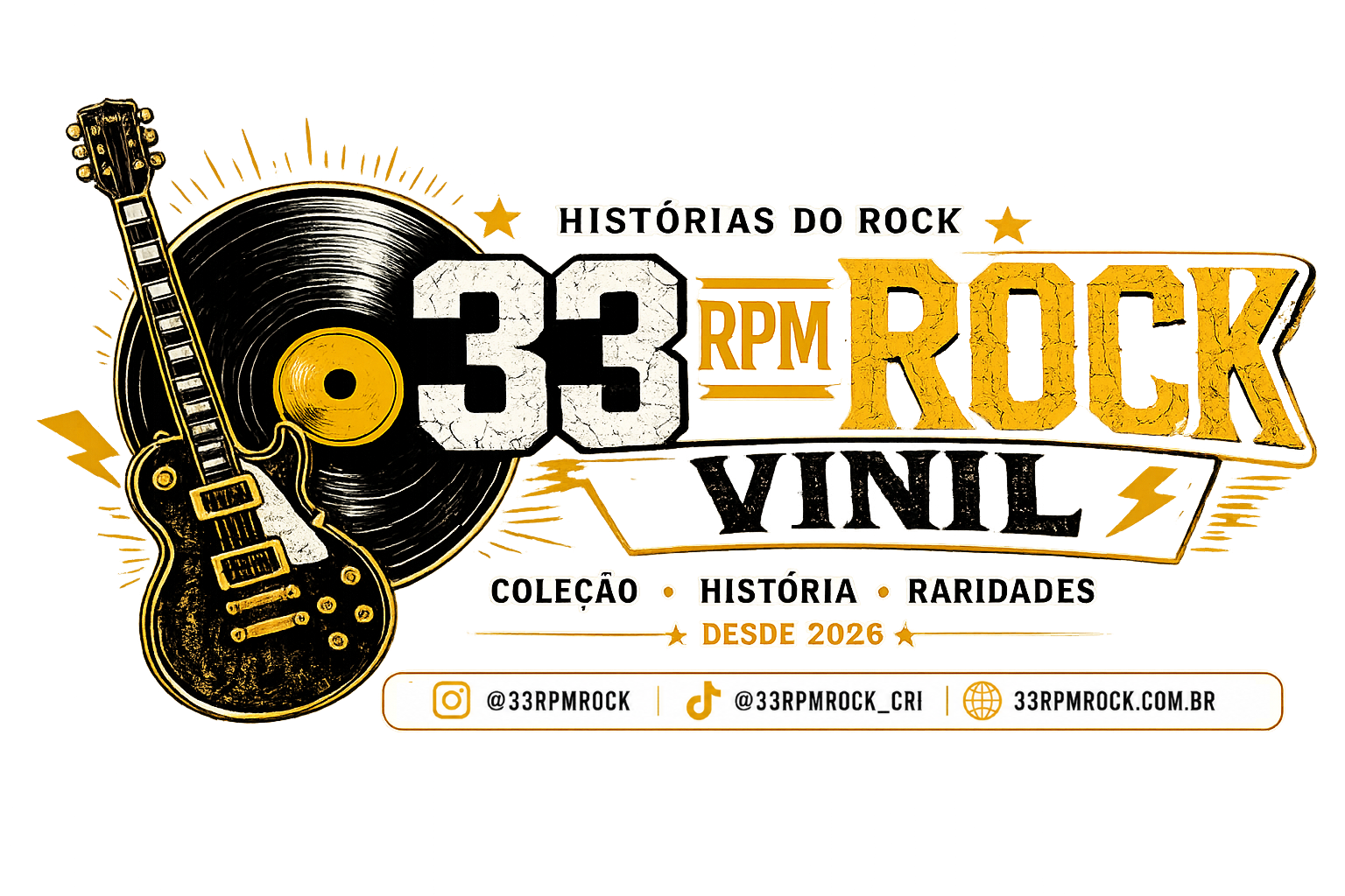 33 RPM Rock Vinil